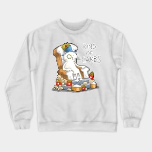 Dapper Cat - King of Carbs Crewneck Sweatshirt